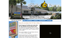 Desktop Screenshot of garlicfarmrvpark.com